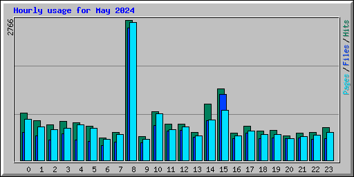 Hourly usage for May 2024